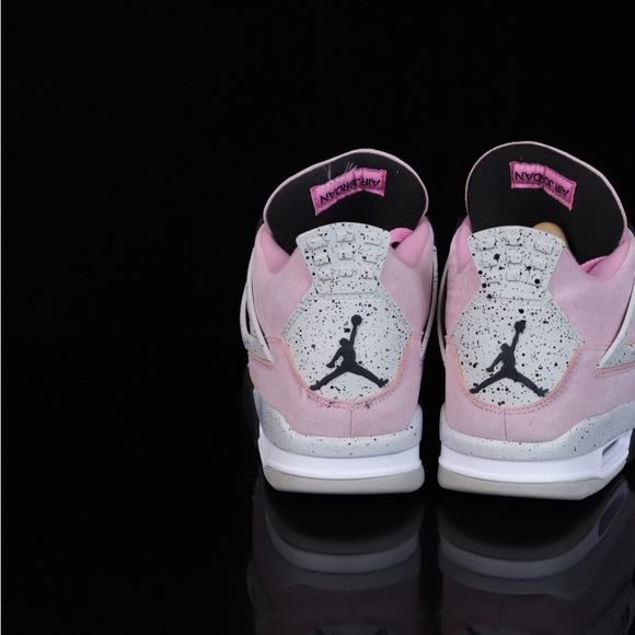 Jordan Women's Pink and Black Sneakers - Picture 4 of 9